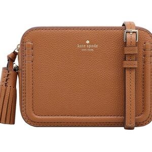 Kate Spade Tan Leather Crossbody Bag